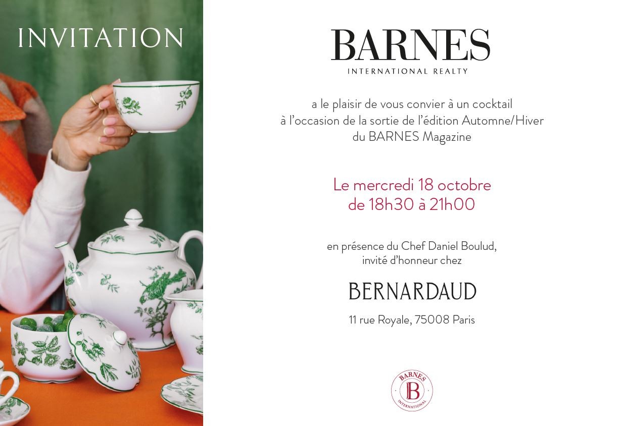 Galivel Associ s v nements Cocktail lancement BARNES Magazine