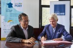 Jean-Rémy Villageois, Président du Directoire de Nantes Saint-Nazaire Port, et Michel Giboire, Président du Groupe Giboire
